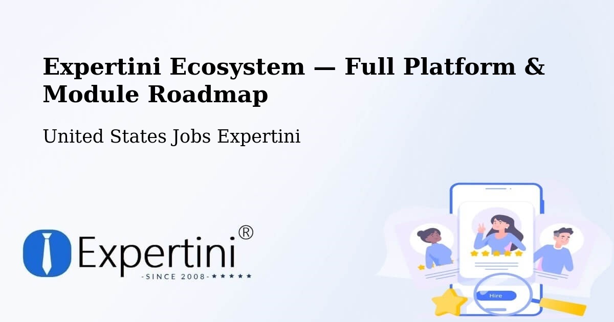 Expertini Ecosystem — Full Platform & Module Roadmap – Orange County